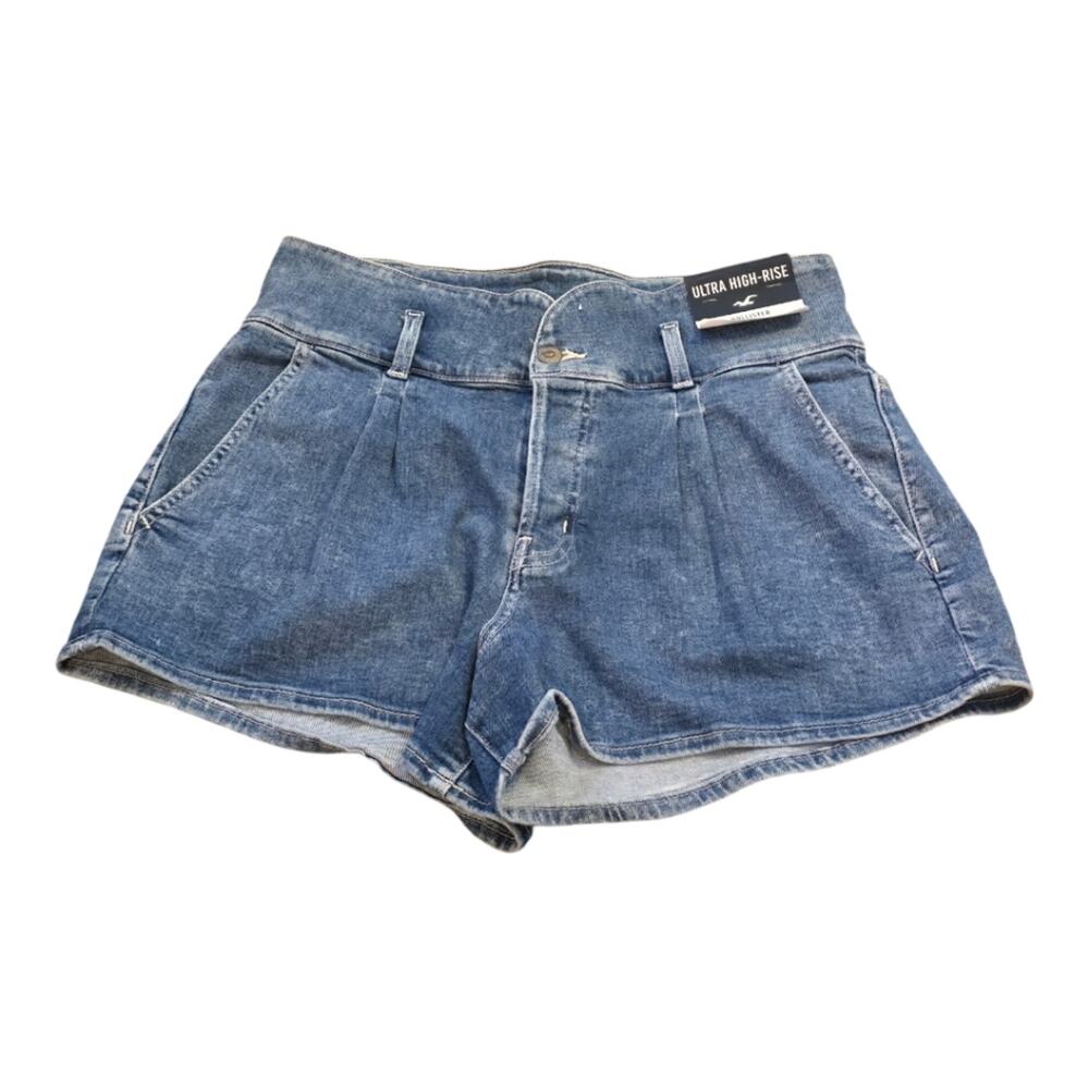 Hollister vintage stretch ultra high rise mom 3" shorts Denim Jeans Size 15 32